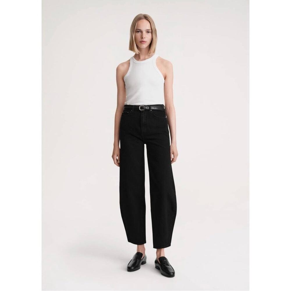 Toteme Black Wide-Leg Jeans